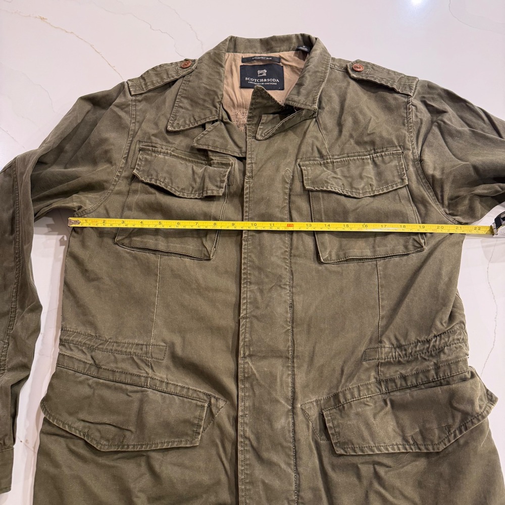 Scotch & Soda Olive Military Jacket - Picture 9 of 12